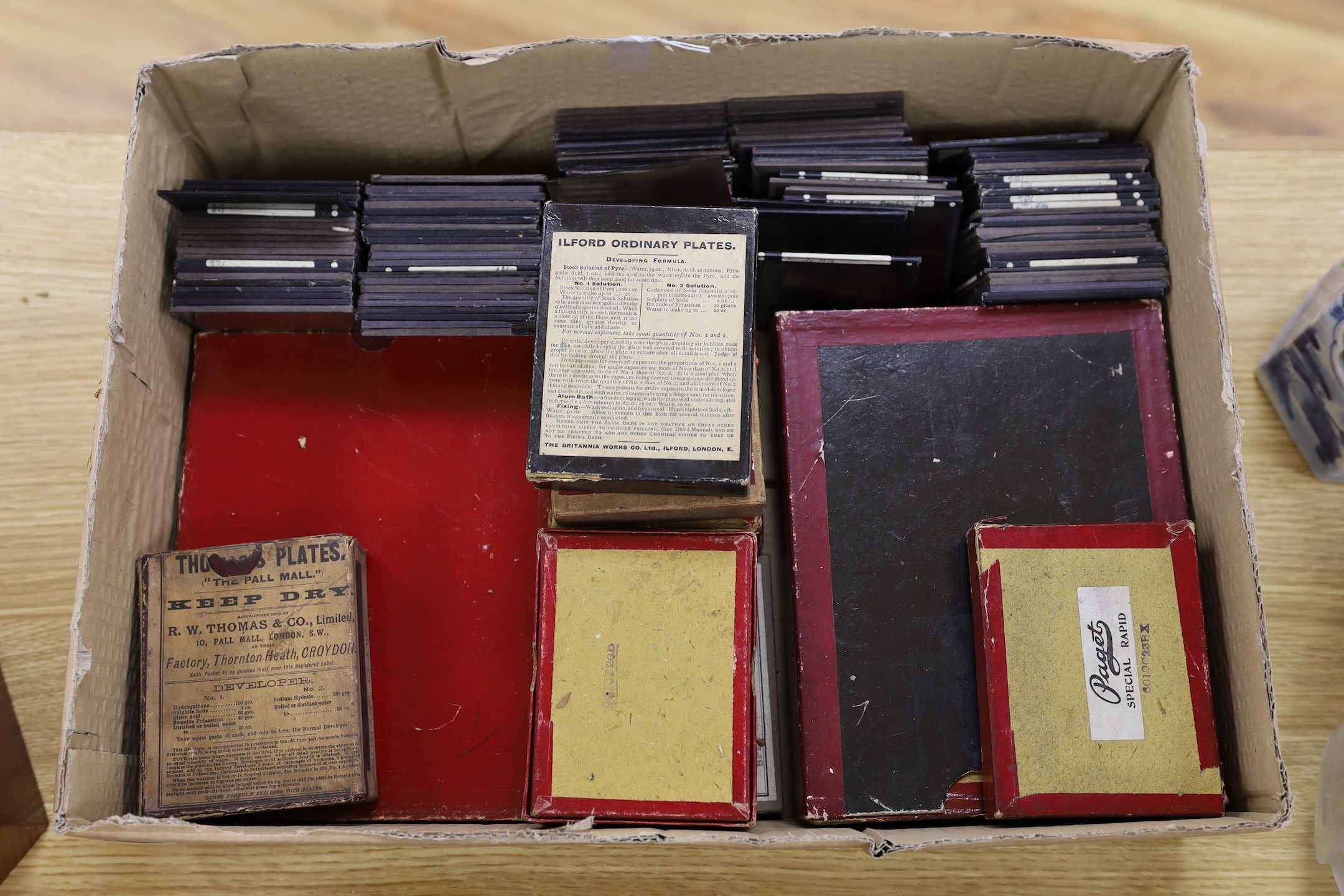 A large quantity of various glass slides to include locations, architecture, ships, locomotives etc.